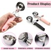 2pcs Ice Cream Scoop, Ice Cream Scoop with Trigger, Cookie
