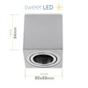 Sweet Led Surface-Mounted Spotlight GU10 Made of Aluminium - Ceiling