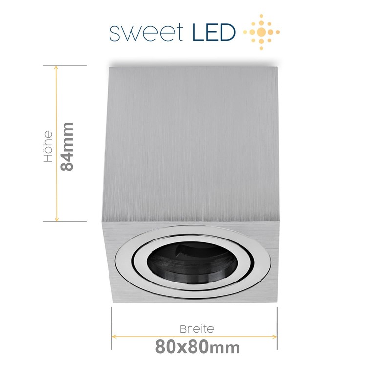 Sweet Led Surface-Mounted Spotlight GU10 Made of Aluminium - Ceiling
