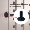 SPANSEE 12 PCS Long Bolts Compatible with Suncast Storage Sheds,