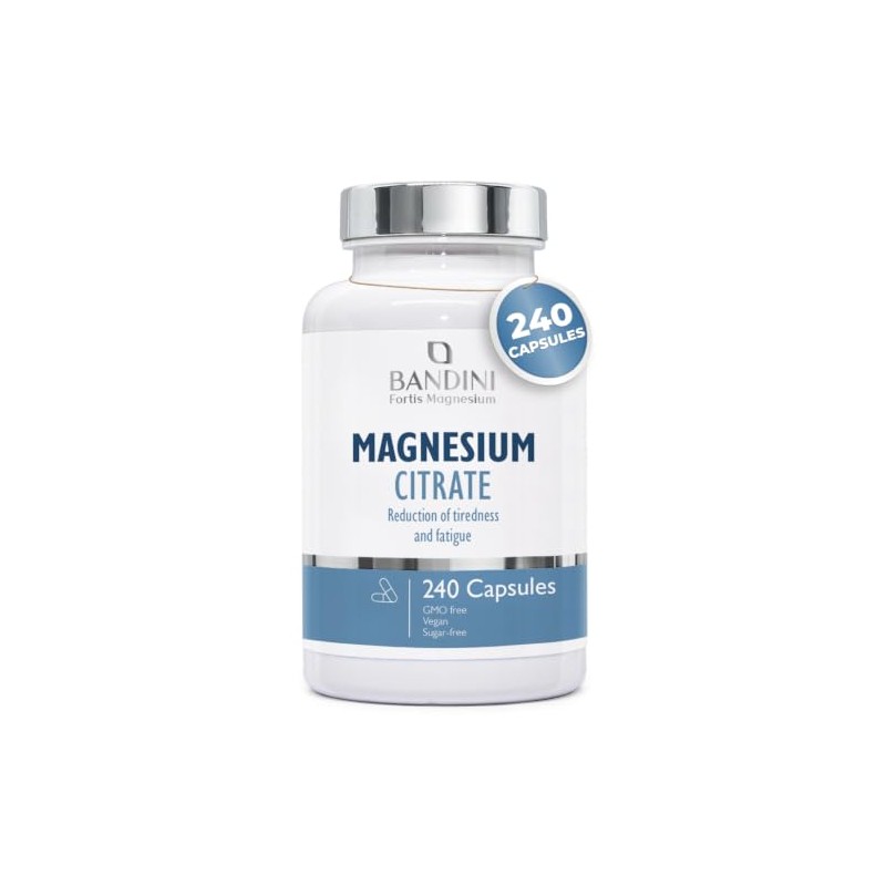 Bandini® Magnesium Citrate 1480mg of which 440mg Elemental Magnesium,