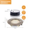 TEVEA Premium LED Recessed Spotlight, 230 V, Swivelling LED Recessed