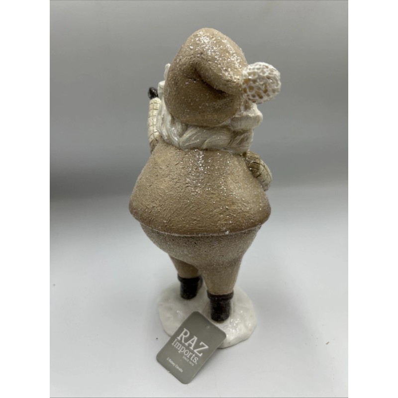 Raz Imports 8” Whimsical Santa Figurine New
