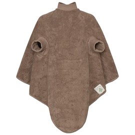 Little Casimir Large Bib "Boo to Throw Over for Baby and Toddler 6-36 Months. Sleeve Bib Made of Oeko-Tex Certified Cotton - Gift for Mothers of Boys or Girls, gray