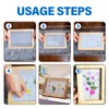 5 Pieces Paper Making Frame Wood DIY Natural Paper Craft