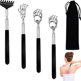 4 Piezas Manita Rascadora Espalda, Rascador De Espalda, Ayuda a Aliviar Eficazmente La Picazn y Se Puede Utilizar Para Masajes De Cabeza, Espalda,... 