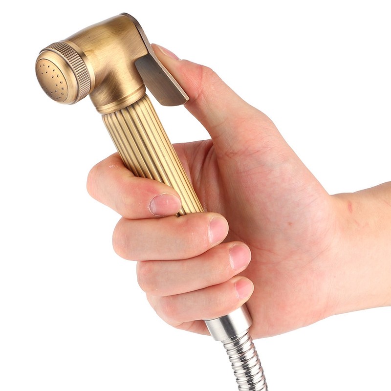 G1/2in Thread Copper Handheld Toilet Bidet Sprayer Hand Held Spray