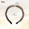 Herbeluemily Headband with Faux Leather, Cross, Twist, Braided Style, Rope