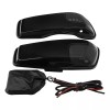 TCMT Black Saddlebag Lids Speaker Cutouts Fit For Harley Touring