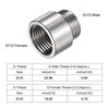 TOP-VIGOR 2Pcs Shower Head Extension Arm, 15mm Shower Arm Extender,