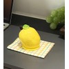 123Arts Lemon Ceramic Toothpick Box Toothpick Holder Organizer Cotton Swab