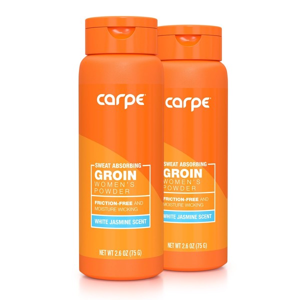 Carpe No-Sweat Groin Powder (For Women) - Designed for Maximum