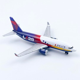WngAur Airplane Model, Delta L-28 Die-cast Metal Planes Aircraft Suitable for Collection and Desktop Decor