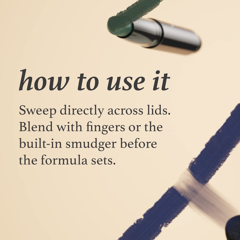 Julep Eyeshadow 101 Crème to Powder Waterproof Eyeshadow Stick, Smoky