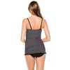 Profile by Gottex Women's Bali Bandeau Tankini Top Black/White 16