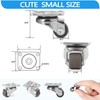 GNYOHUA 8Pcs Small Caster Wheels, 1/2inch Mini Swivel Caster Wheels,