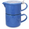 FORLIFE Tea for One with Infuser, 14-Ounce, Blue