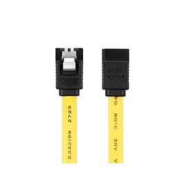 adaptare 31203 30 cm SATA Cable 6 GB/s with Metal Clip Yellow