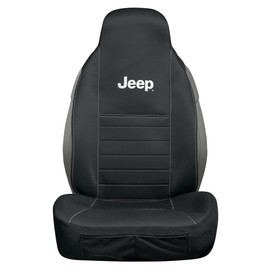 Plasticolor 008708R01 Jeep High Back 2 Piece Design Sideless Seat Cover - 1 Seat Cover