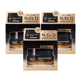 Dr.G Royal Black Snail Cream 50ml+15ml special set of 3 / 닥터지 로얄 블랙스네일 크림 50ml+15ml 기획세트 3개