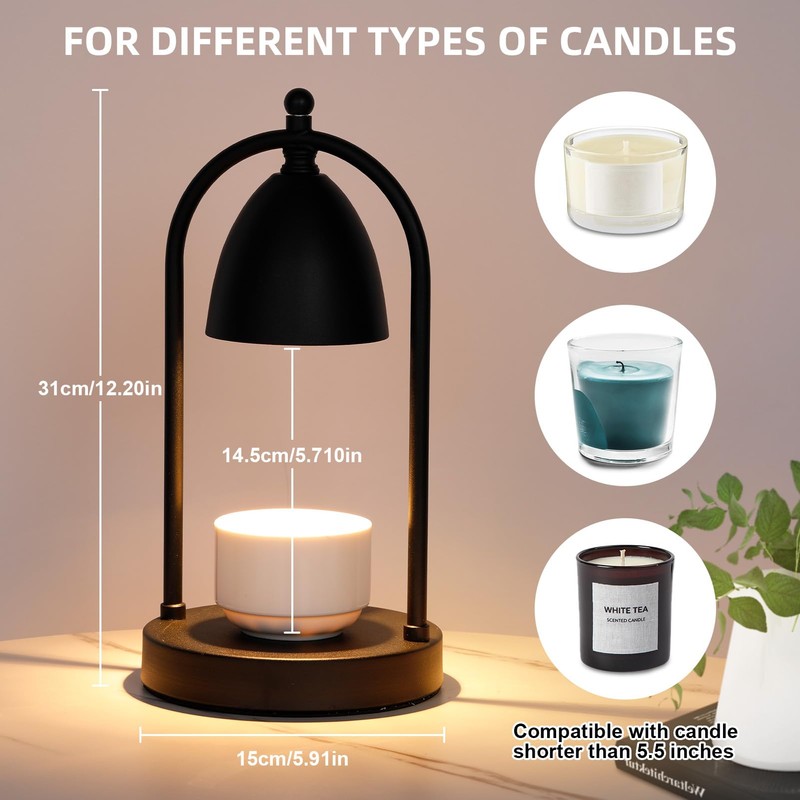 Candle Warmer, Adjustable Candle Warmer Lamp Candle Warmer Lamp with
