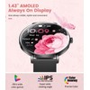 LIGE Ultra-Thin Smart Watch for Women,1.43" Fitness Tracker Watch with