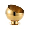 Mozacona Gold Stainless Steel Spherical Sugar Bowl Seasoning Jar Mints