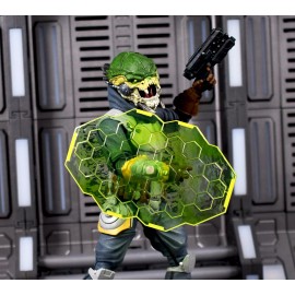 Energy Shield Accessory for Cosmic Legions Figures (Style 1) - Green