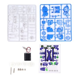 3 In 1 Solar Robot Kit Improve Imagination Plastic DIY Assembled Solar Robot for Above 10 Years Old Home School