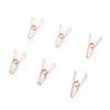 60pcs Wire Clothes Pins Antislip Creativity Metal Wire Hollow Out