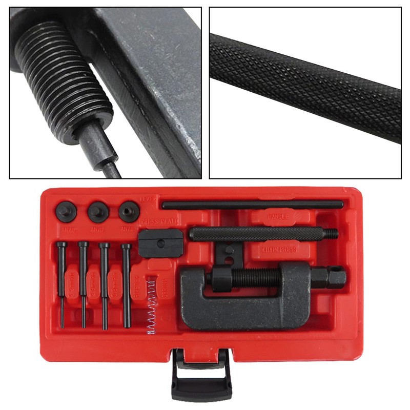 Chain Breaker Set with Carrying Case Chain Cutter and Riveter