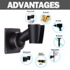 Shower Head Holder Adjustable Handheld Shower Head Bracket Adhesive Shower