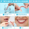 Unbranded 2 Set Dentures Fake Teeth DIY Kit Top and