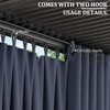 Kimunuk Gazebo Universal Replacement Privacy Curtain,10'×10' Gazebo Outdoor Waterproof Curtains,