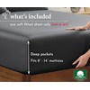 California Design Den Soft 100% Cotton Fitted Sheet Double Size,
