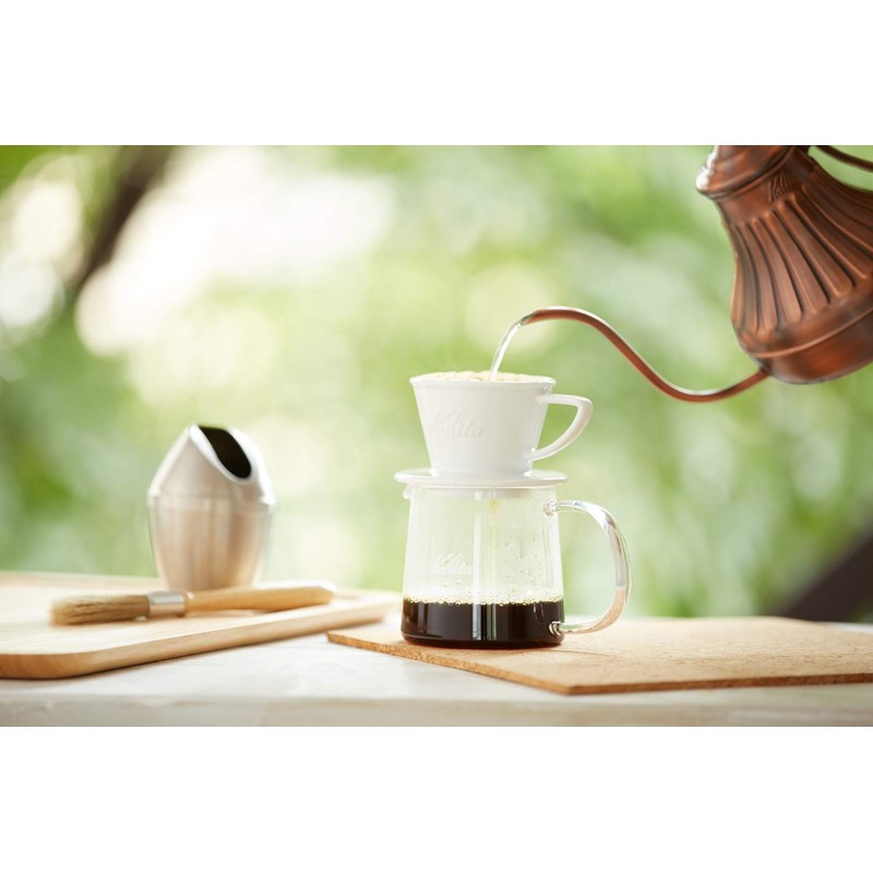 カリタ Kalita コーヒー ドリッパー ウェーブシリーズ 磁器製 波佐見焼 2~4人用 HASAMI &