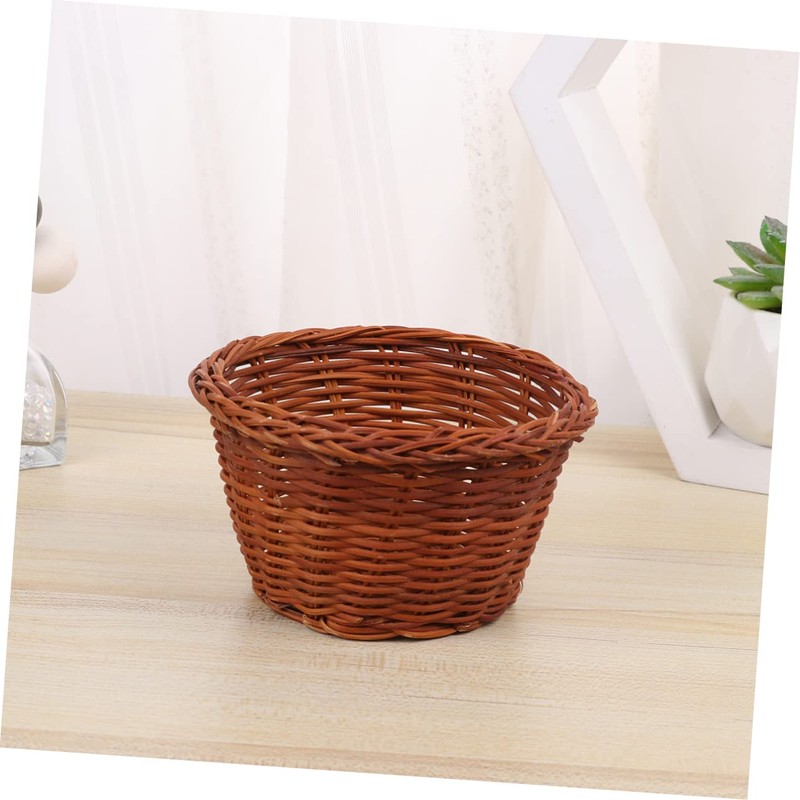CAXUSD Easter Craft Storage Basket Handwoven Mini Basket for Easter