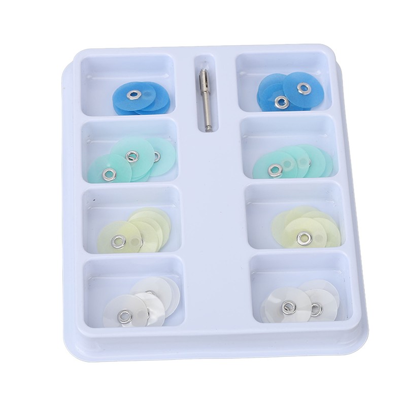 40pcs Dental Polishing Discs High Gloss Repairing Teeth Whitening Contouring