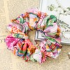 Burnaby Pink Tropical Point Scrunchie / 버나비 핑크 트로피컬 포인트