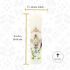 Authenthic First Communion Candle Made by Mexican Artisans at La