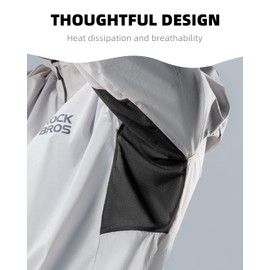 ROCKBROS Windbreaker Jacket Women Men Running Jacket Cycling Jacket Lightweight Reflective Windbreaker Jacket Packable