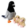 Squabbie | Plush Pigeon with 2 Pigeon Squabs Pack