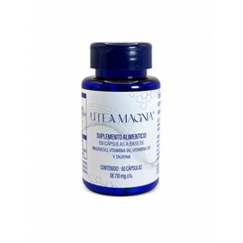 Magna Suplemento Magnesio, Vitamina B6, D3, 60 Cápsulas