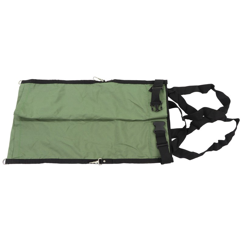 Fruit Picking Bag Green Double Buckle 600D Oxford Cloth Adjustable