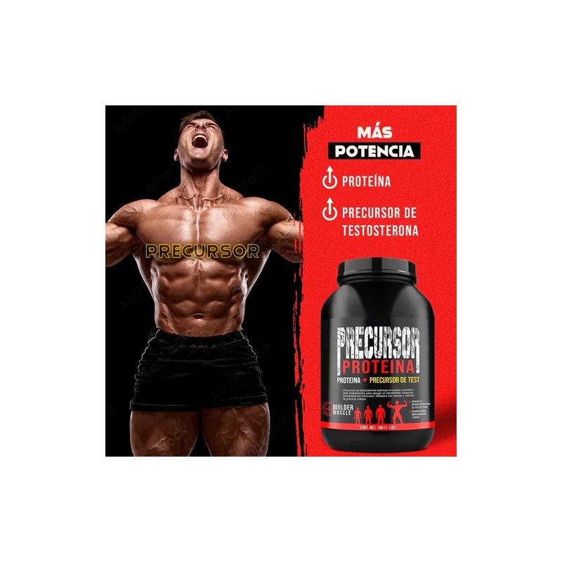 1 Kg Testo Precursor Testosterona + Prote Para Hombres