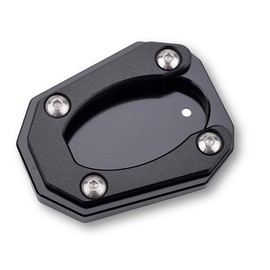 LEDISHUN Motorcycle Side Stand Plate Compatible with Kawasaki ZX-25R (2020-2023) ZX-25R (2020-2023) ZX-4R ZX-4RR (2023+) (Black)