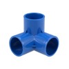 TA-VIGOR 5Pcs 3-Way Elbow PVC Pipe Fitting Furniture Grade 32mm