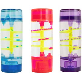 Liquid Sensory Spiral Dot Timer for Autism, Sensory Needs, ADHD, Stress Relief, Anxiety. Autism Special Needs Sensory Fidget. Choice of Colour. (1pc Purple)