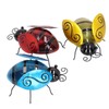 3pcs Solar Bee Lights Cute Innovative Iron Art Solar Powered