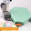 3PCS Magnetic Seam Guides for Sewing Machine, Multifucntional Polygonal Hemmer